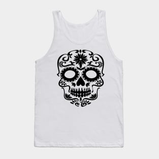 Black Sugar Skull Tank Top